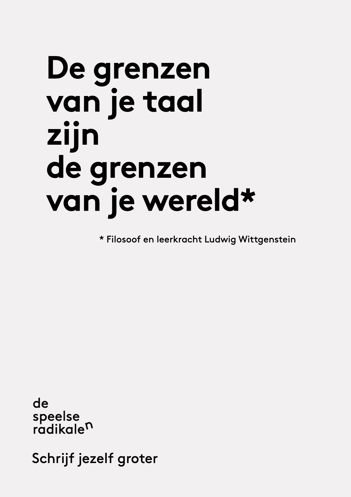 De grenzen van je taal.1